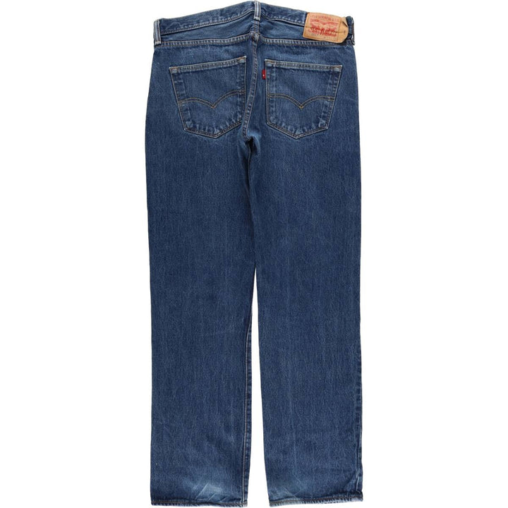 Levi's 501 straight denim pants for men, size W35 cotton blue type Vintage Second Hand