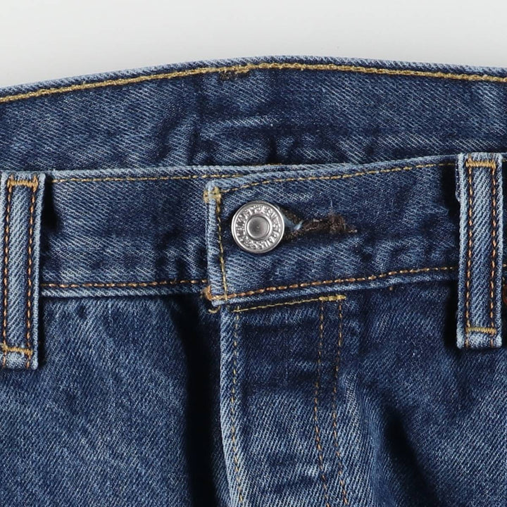 Levi's 501 straight denim pants for men, size W35 cotton blue type Vintage Second Hand