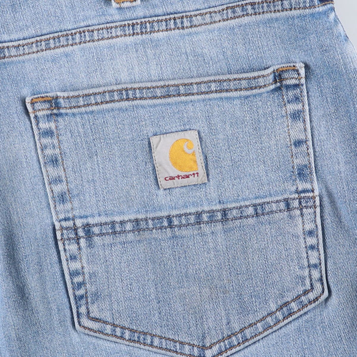 Carhartt Relaxed Fit Tapered Denim Pants for Men, W37 cotton blue type Vintage Second Hand