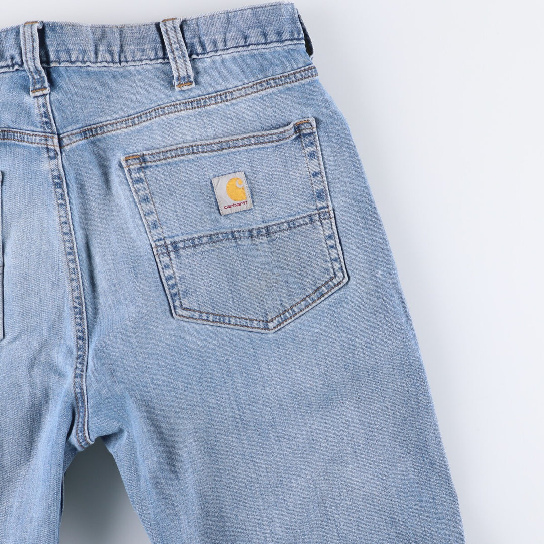 Carhartt Relaxed Fit Tapered Denim Pants for Men, W37 cotton blue type Vintage Second Hand