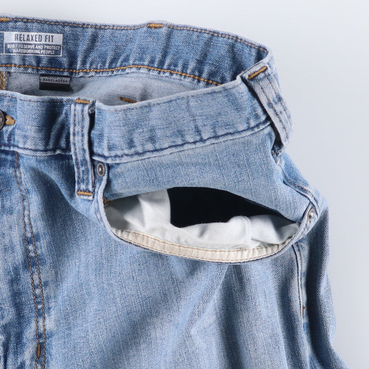 Carhartt Relaxed Fit Tapered Denim Pants for Men, W37 cotton blue type Vintage Second Hand