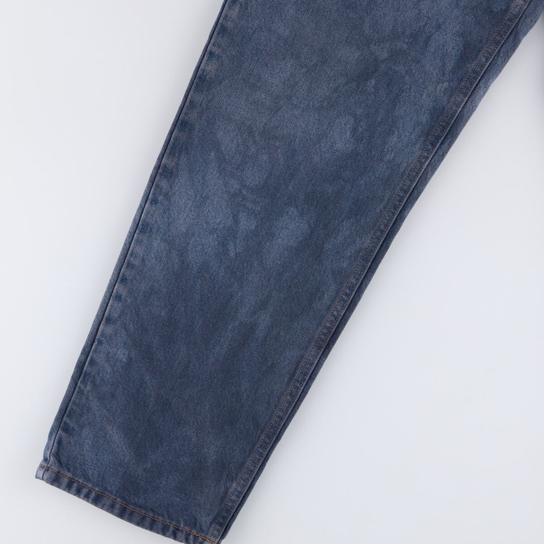 90s-00'S Calvin Klein Jeans Tapered Denim Pants, Made in USA, Men's, Size W35, Vintage cotton blue type Vintage Second Hand