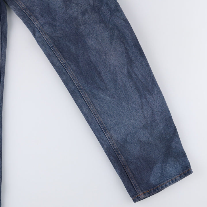 90s-00'S Calvin Klein Jeans Tapered Denim Pants, Made in USA, Men's, Size W35, Vintage cotton blue type Vintage Second Hand