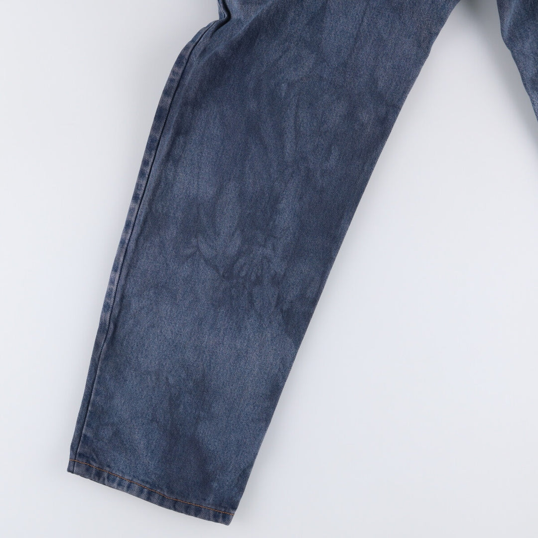 90s-00'S Calvin Klein Jeans Tapered Denim Pants, Made in USA, Men's, Size W35, Vintage cotton blue type Vintage Second Hand