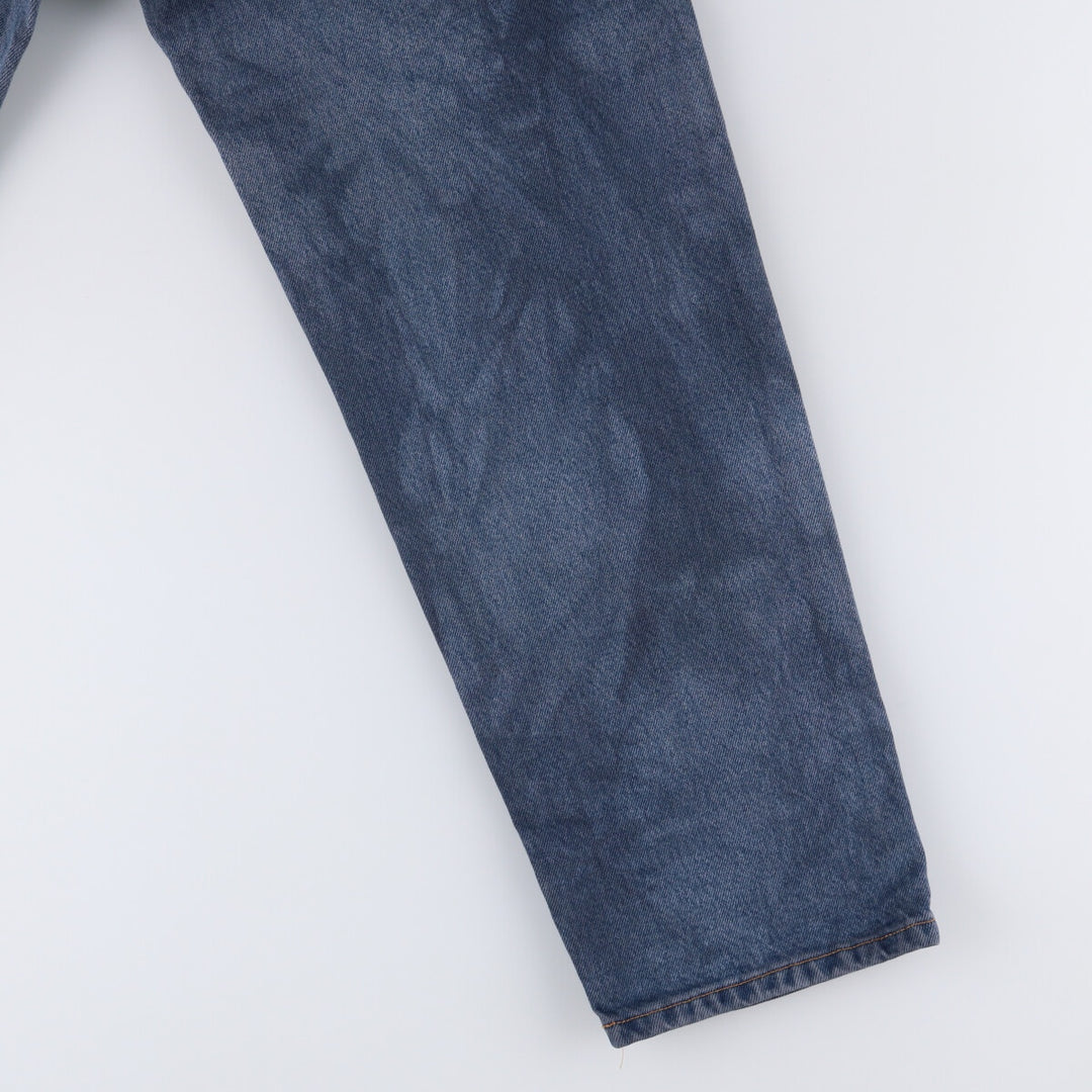 90s-00'S Calvin Klein Jeans Tapered Denim Pants, Made in USA, Men's, Size W35, Vintage cotton blue type Vintage Second Hand