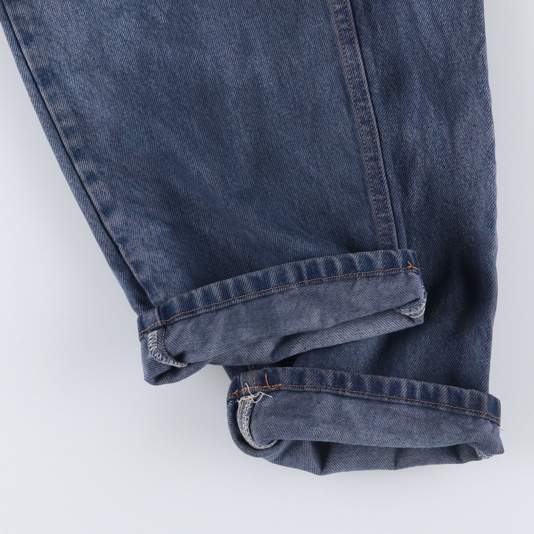 90s-00'S Calvin Klein Jeans Tapered Denim Pants, Made in USA, Men's, Size W35, Vintage cotton blue type Vintage Second Hand