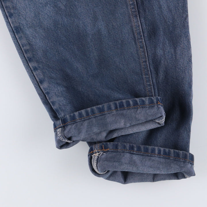 90s-00'S Calvin Klein Jeans Tapered Denim Pants, Made in USA, Men's, Size W35, Vintage cotton blue type Vintage Second Hand