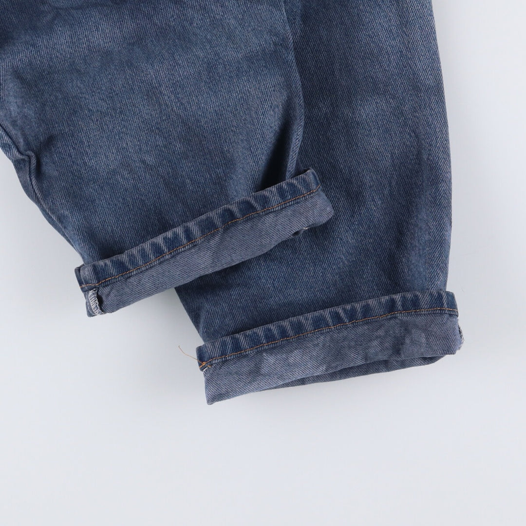 90s-00'S Calvin Klein Jeans Tapered Denim Pants, Made in USA, Men's, Size W35, Vintage cotton blue type Vintage Second Hand