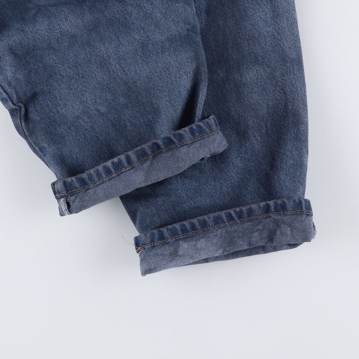 90s-00'S Calvin Klein Jeans Tapered Denim Pants, Made in USA, Men's, Size W35, Vintage cotton blue type Vintage Second Hand