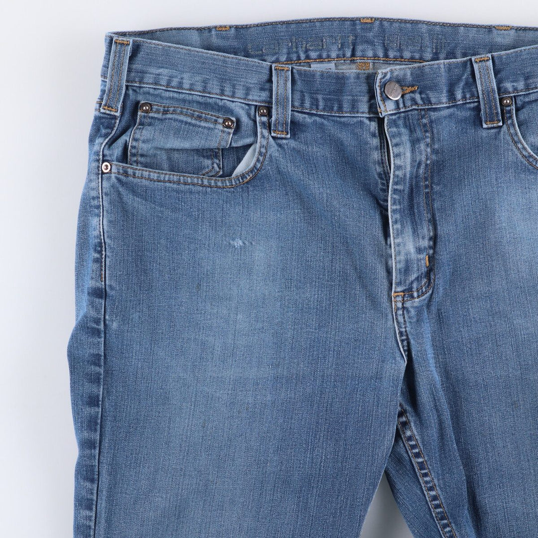Carhartt Relaxed Fit Straight Denim Pants for Men, W37 cotton blue type Vintage Second Hand