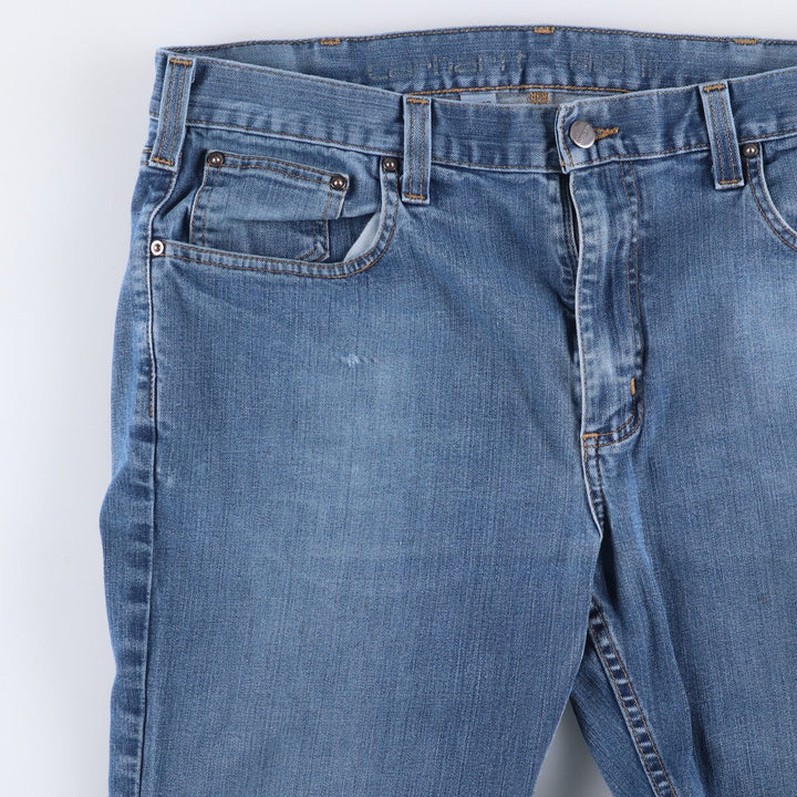 Carhartt Relaxed Fit Straight Denim Pants for Men, W37 cotton blue type Vintage Second Hand