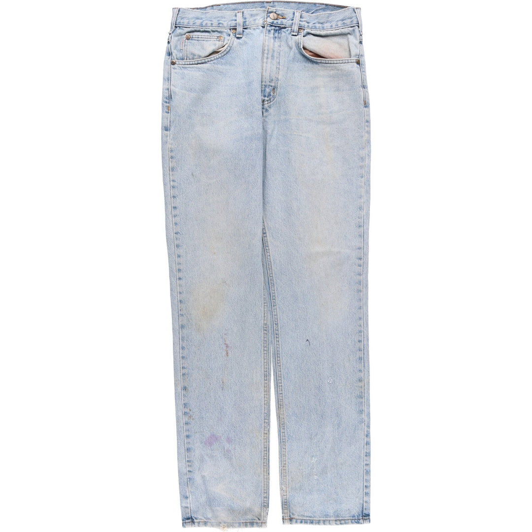 Carhartt Straight Fit Denim Pants, Men's, Size W34 cotton blue type Vintage Second Hand