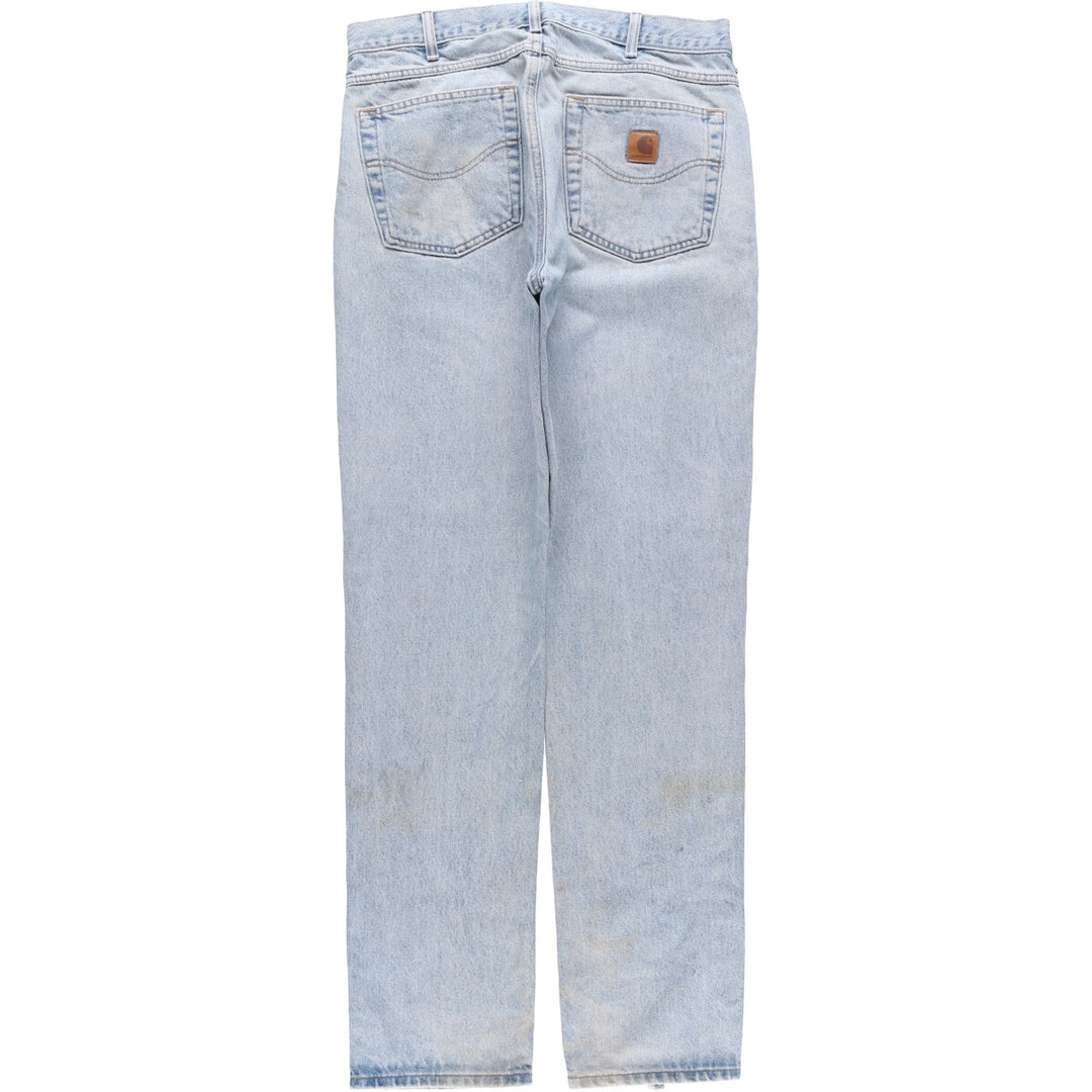 Carhartt Straight Fit Denim Pants, Men's, Size W34 cotton blue type Vintage Second Hand