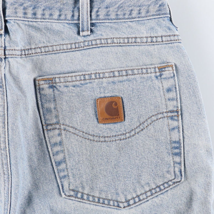 Carhartt Straight Fit Denim Pants, Men's, Size W34 cotton blue type Vintage Second Hand