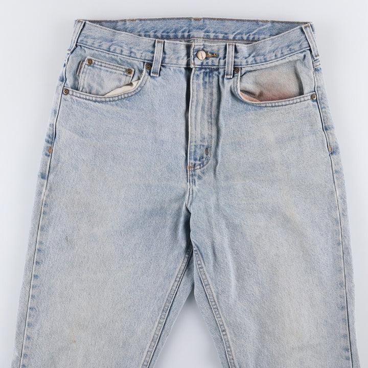 Carhartt Straight Fit Denim Pants, Men's, Size W34 cotton blue type Vintage Second Hand