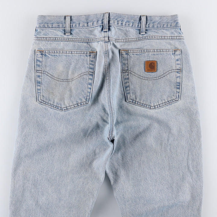 Carhartt Straight Fit Denim Pants, Men's, Size W34 cotton blue type Vintage Second Hand