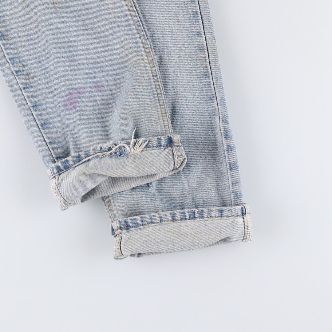 Carhartt Straight Fit Denim Pants, Men's, Size W34 cotton blue type Vintage Second Hand