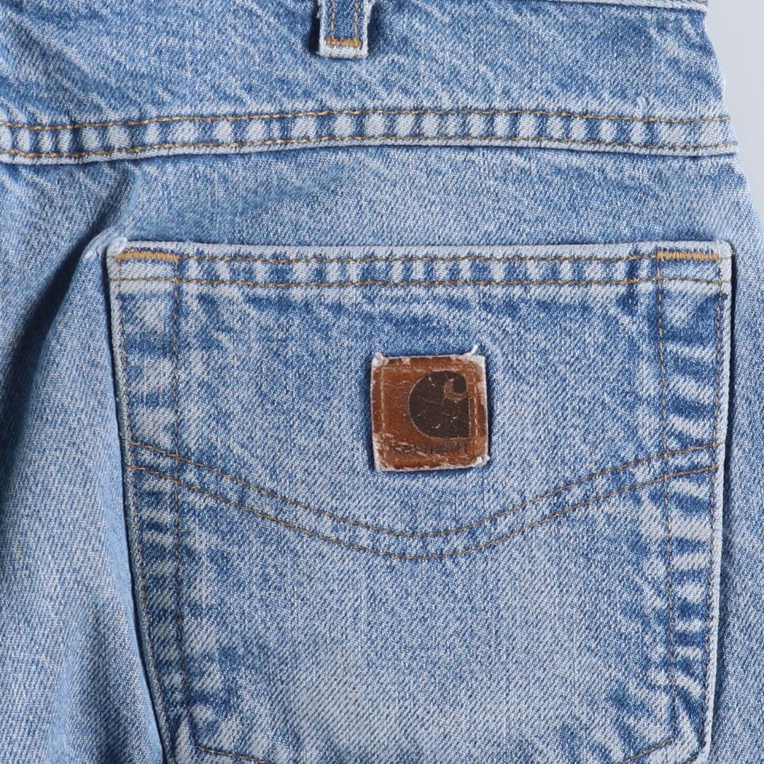 Carhartt Tapered Denim Pants for Men, W34 equivalent cotton blue type Vintage Second Hand