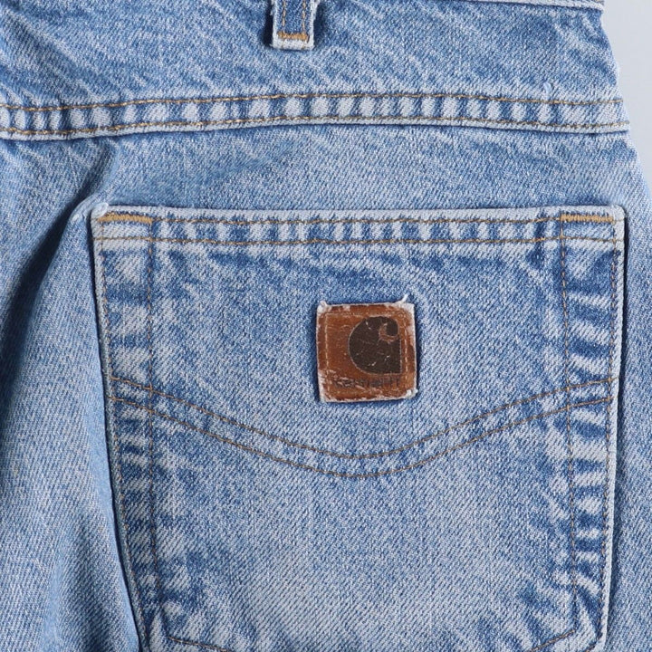 Carhartt Tapered Denim Pants for Men, W34 equivalent cotton blue type Vintage Second Hand