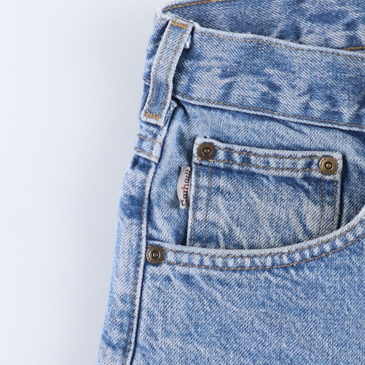 Carhartt Tapered Denim Pants for Men, W34 equivalent cotton blue type Vintage Second Hand