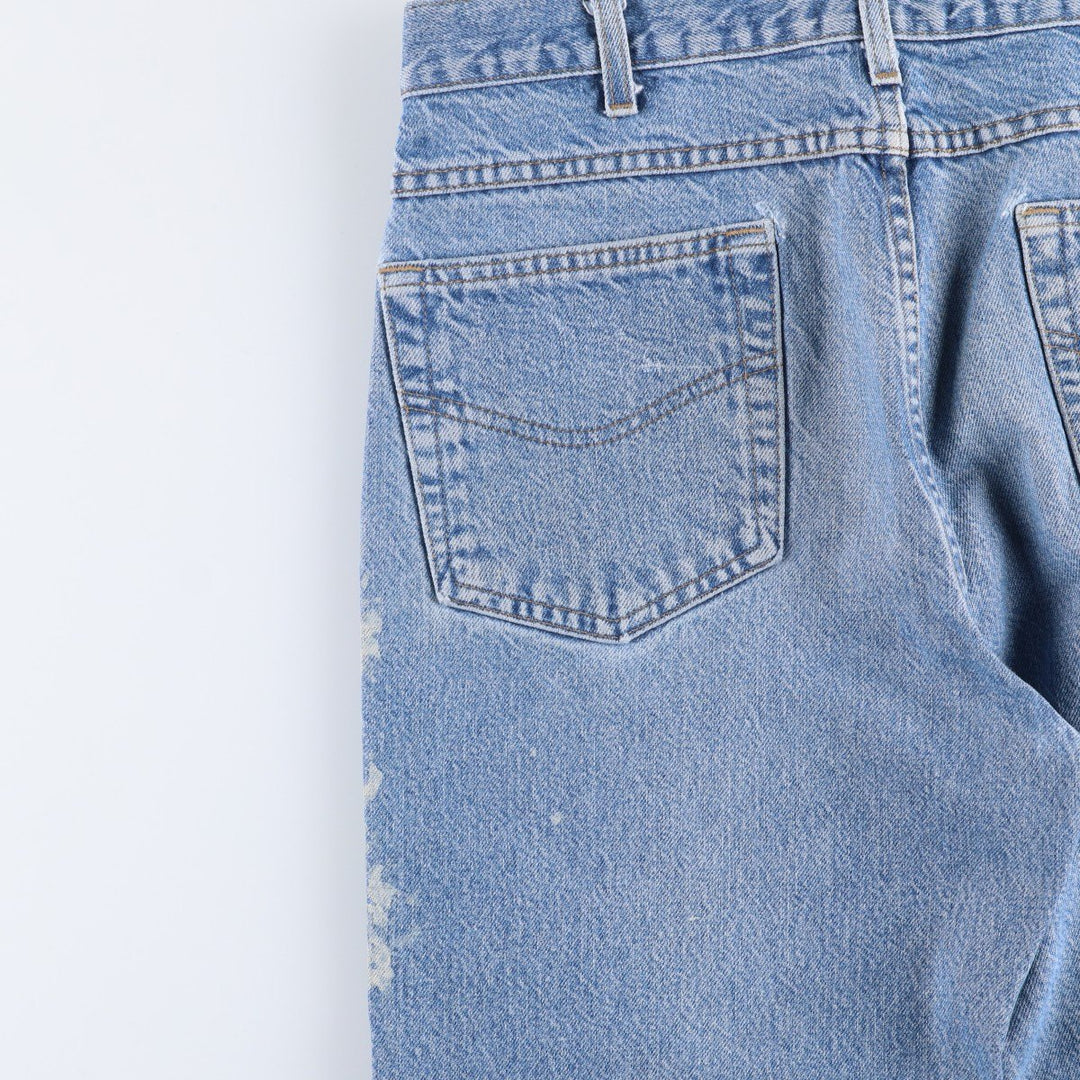 Carhartt Tapered Denim Pants for Men, W34 equivalent cotton blue type Vintage Second Hand