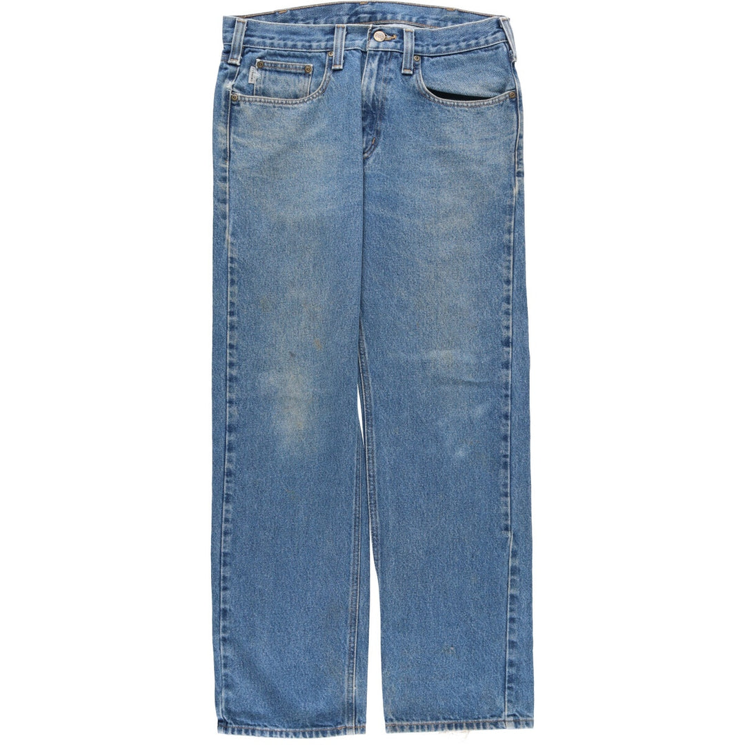 Carhartt Traditional FIT Tapered Denim Pants Men's w35 equivalent cotton blue type Vintage Second Hand