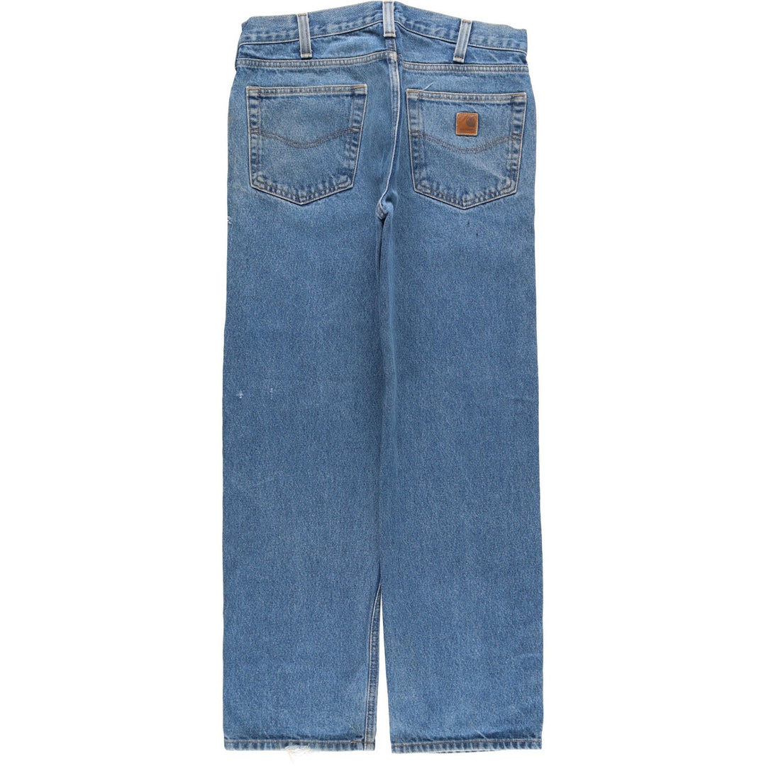 Carhartt Traditional FIT Tapered Denim Pants Men's w35 equivalent cotton blue type Vintage Second Hand