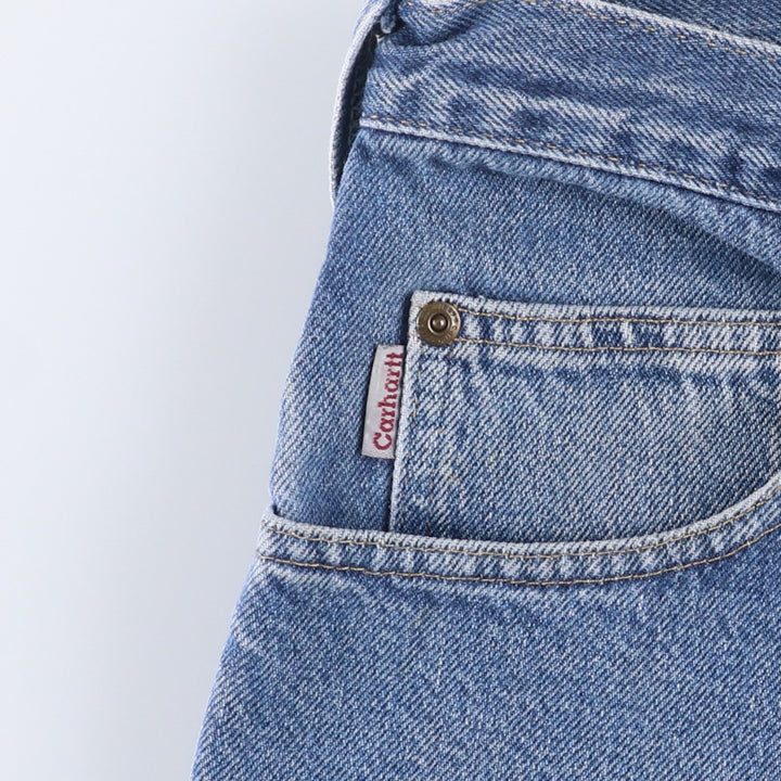 Carhartt Relaxed Fit Tapered Denim Pants for Men, W36 cotton blue type Vintage Second Hand