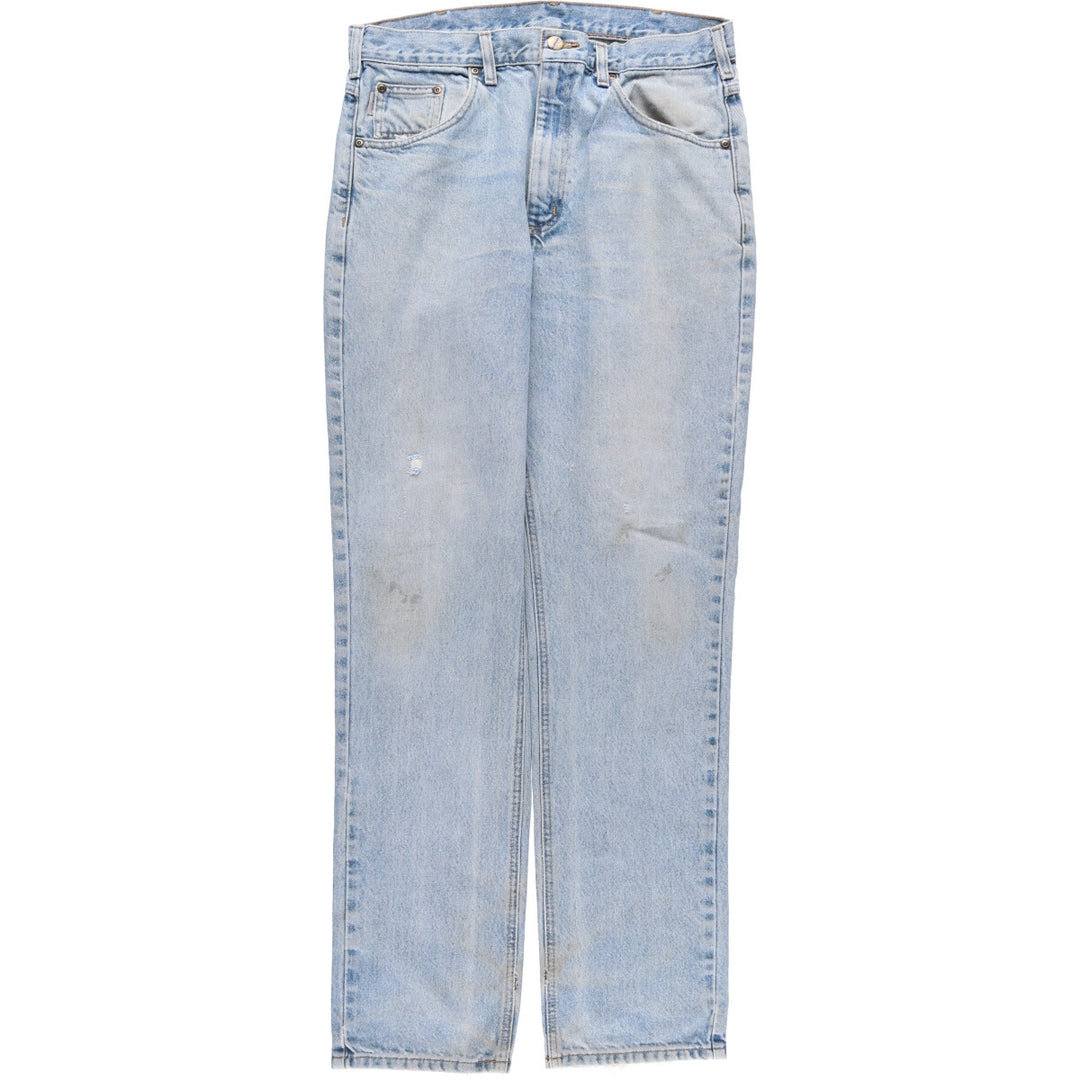 Carhartt Straight Denim Pants for Men, W34 equivalent cotton blue type Vintage Second Hand