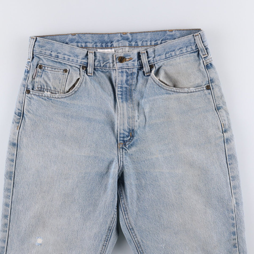 Carhartt Straight Denim Pants for Men, W34 equivalent cotton blue type Vintage Second Hand