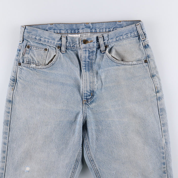 Carhartt Straight Denim Pants for Men, W34 equivalent cotton blue type Vintage Second Hand