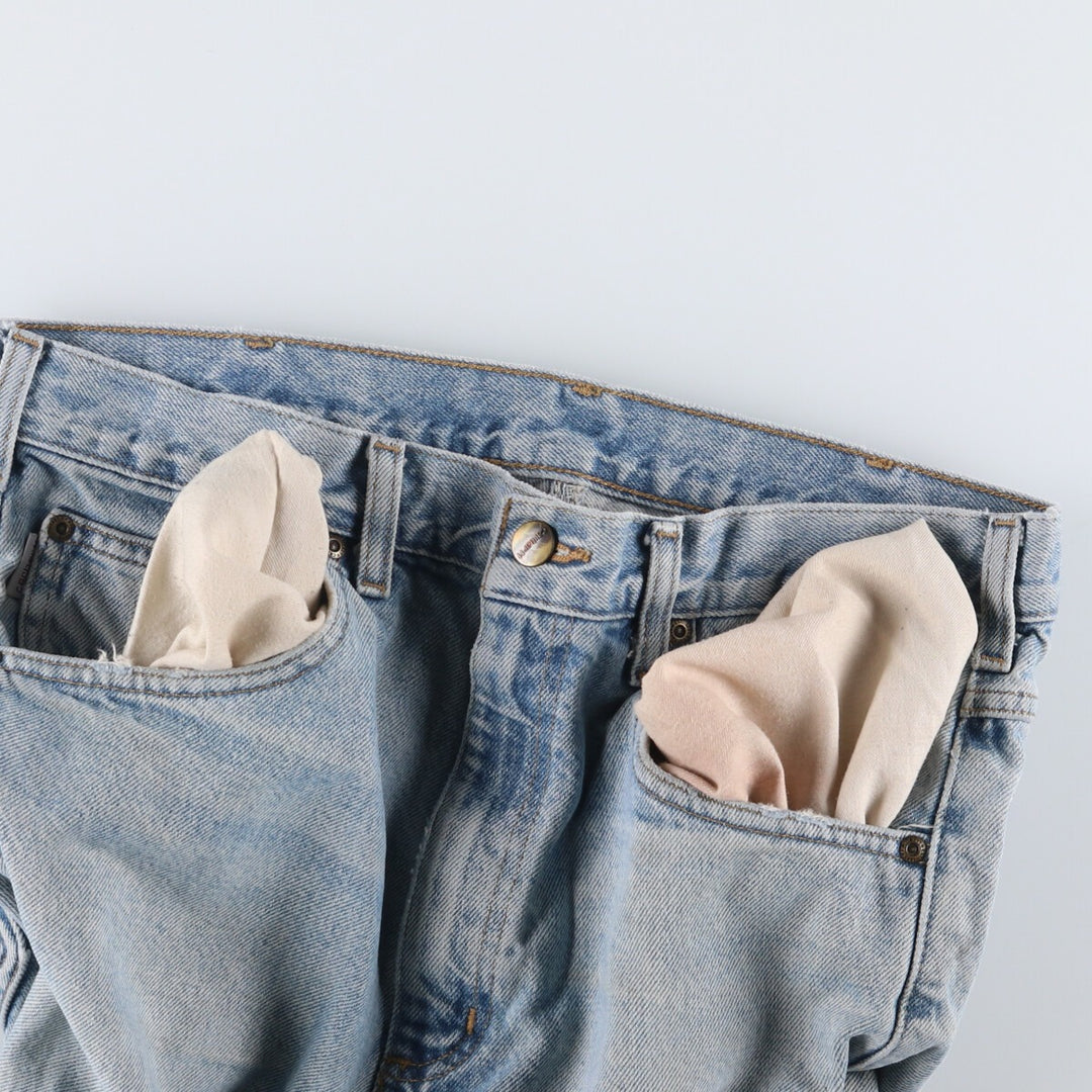 Carhartt Straight Denim Pants for Men, W34 equivalent cotton blue type Vintage Second Hand