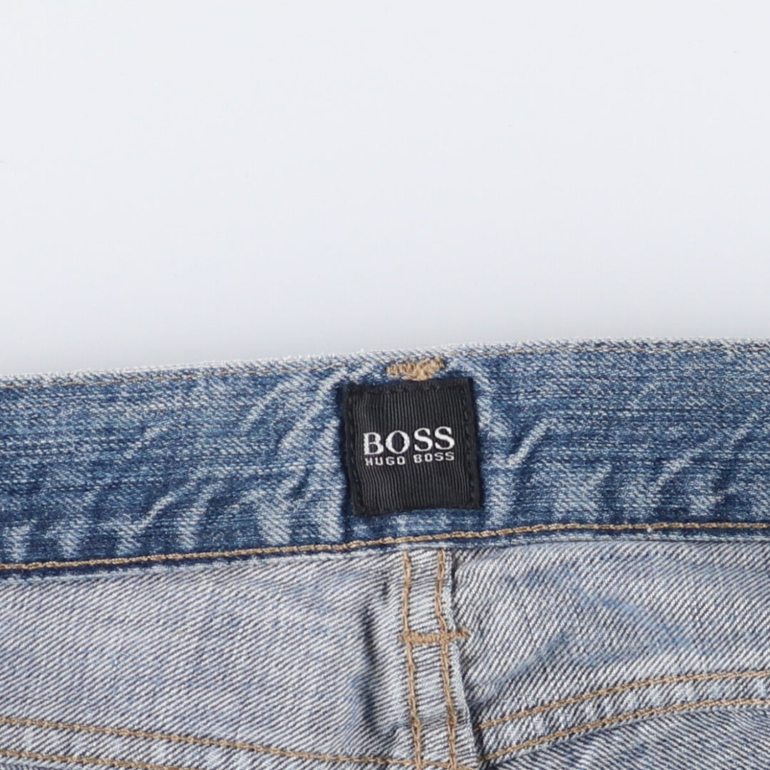 Hugo Boss Men's Straight Denim Pants, Size W33 unclear blue type Vintage Second Hand