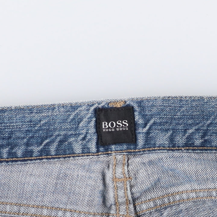 Hugo Boss Men's Straight Denim Pants, Size W33 unclear blue type Vintage Second Hand