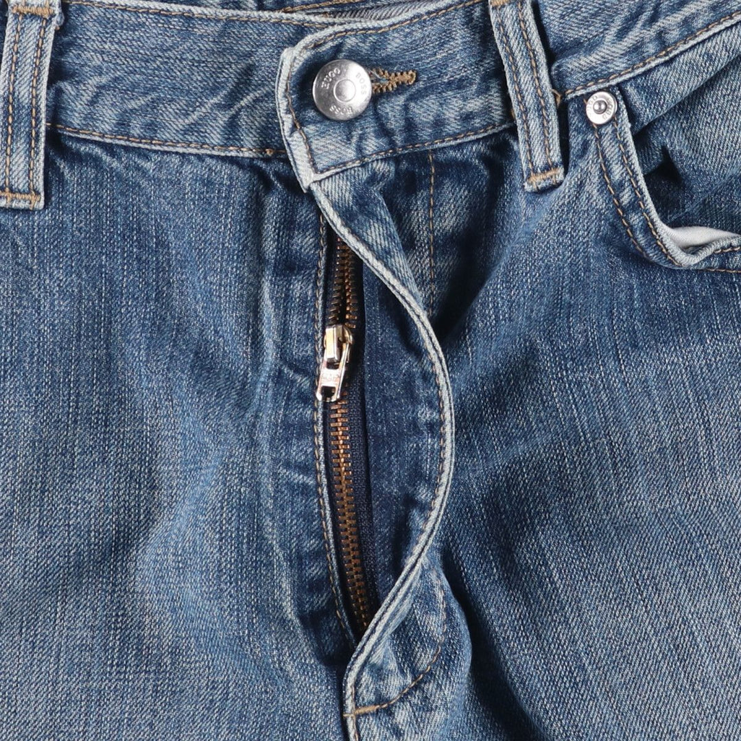Hugo Boss Men's Straight Denim Pants, Size W33 unclear blue type Vintage Second Hand