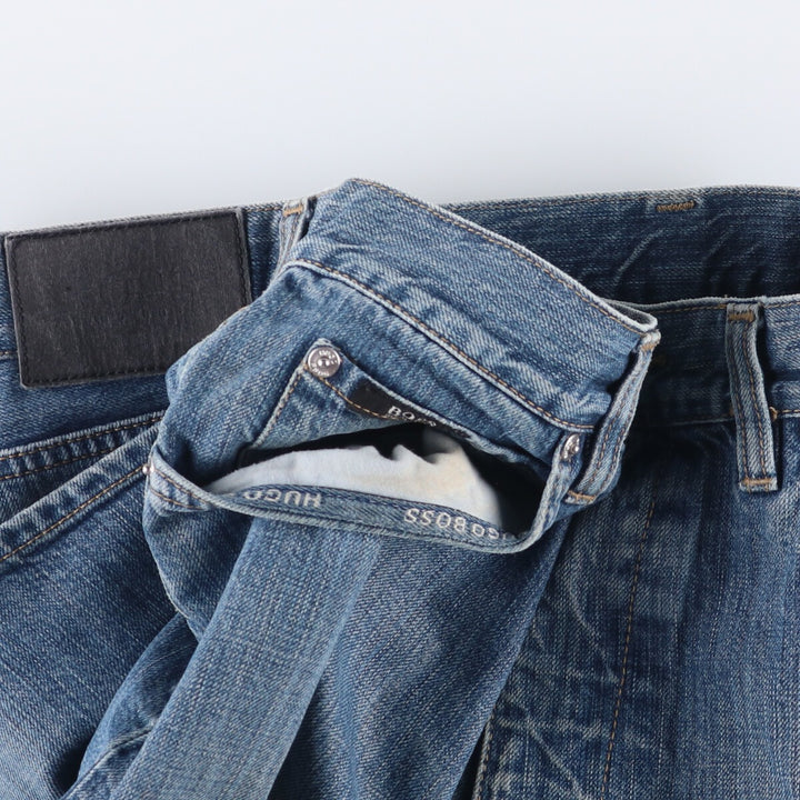 Hugo Boss Men's Straight Denim Pants, Size W33 unclear blue type Vintage Second Hand