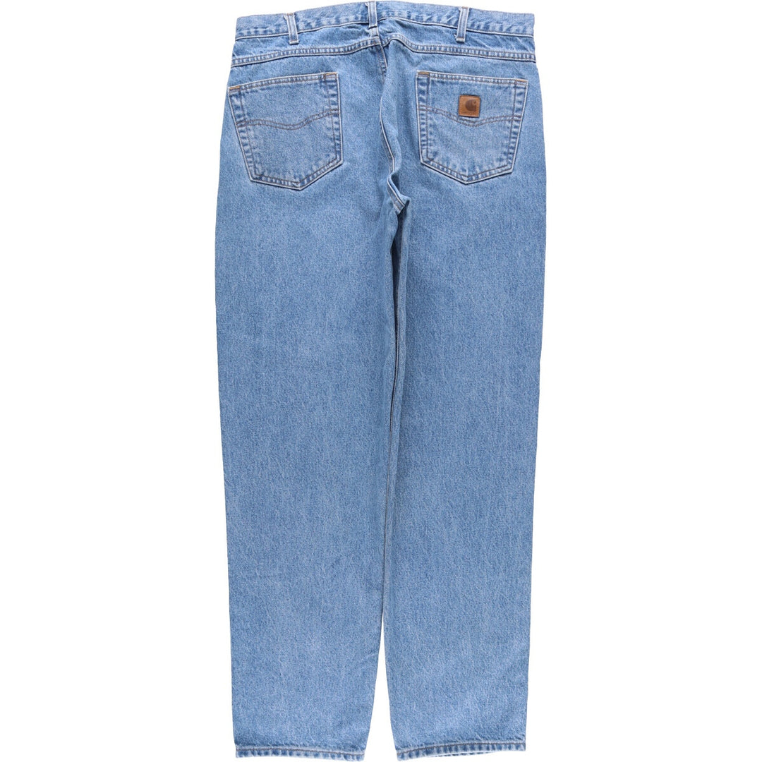 Carhartt Tapered Denim Pants for Men, W38 equivalent unclear blue type Vintage Second Hand