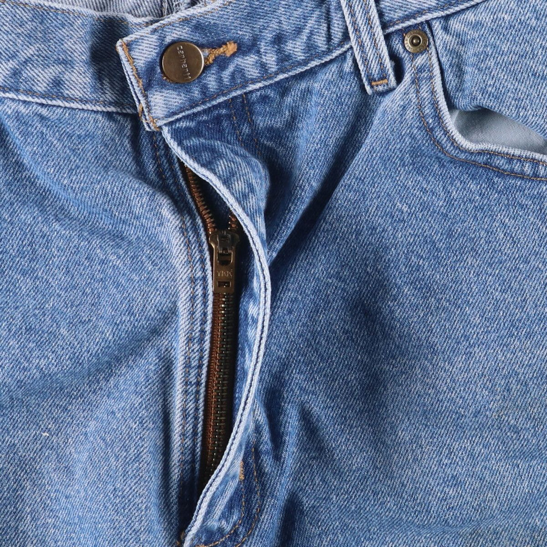 Carhartt Tapered Denim Pants for Men, W38 equivalent unclear blue type Vintage Second Hand