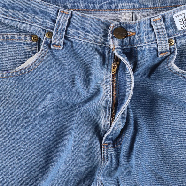 Carhartt Relaxed Fit Tapered Denim Pants for Men, W33 equivalent cotton blue type Vintage Second Hand