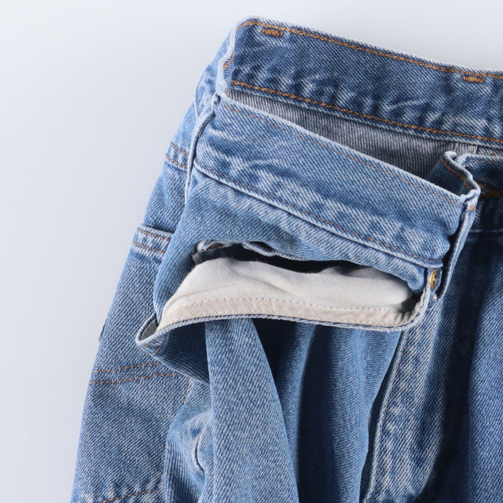 Carhartt Relaxed Fit Tapered Denim Pants for Men, W33 equivalent cotton blue type Vintage Second Hand