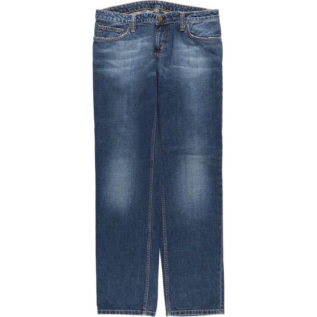 Carhartt W Slim Straight Denim Pants, Men's, Size W35 cotton blue type Vintage Second Hand