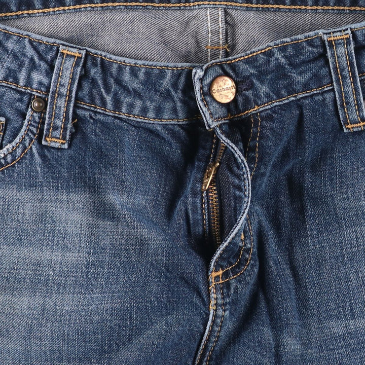 Carhartt W Slim Straight Denim Pants, Men's, Size W35 cotton blue type Vintage Second Hand