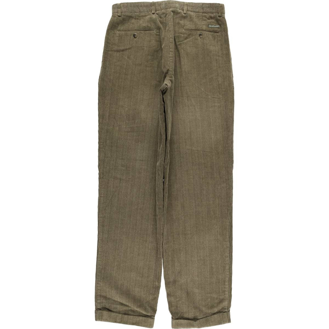 Dockers Khakis Two-Pleated Corduroy Pants, Men's, Size W33 cotton Khaki type Vintage Second Hand