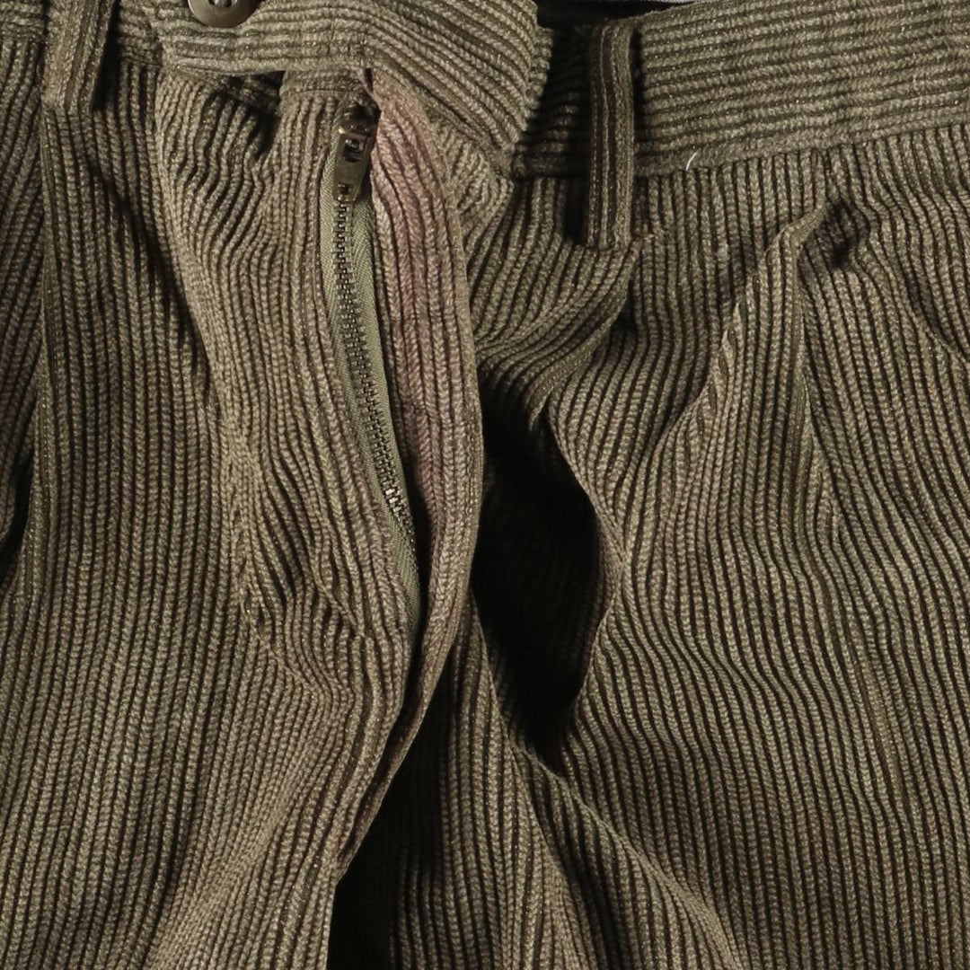 Dockers Khakis Two-Pleated Corduroy Pants, Men's, Size W33 cotton Khaki type Vintage Second Hand