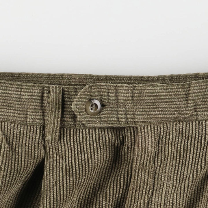 Dockers Khakis Two-Pleated Corduroy Pants, Men's, Size W33 cotton Khaki type Vintage Second Hand