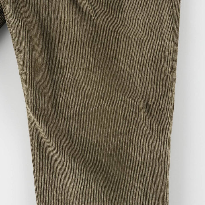 Dockers Khakis Two-Pleated Corduroy Pants, Men's, Size W33 cotton Khaki type Vintage Second Hand
