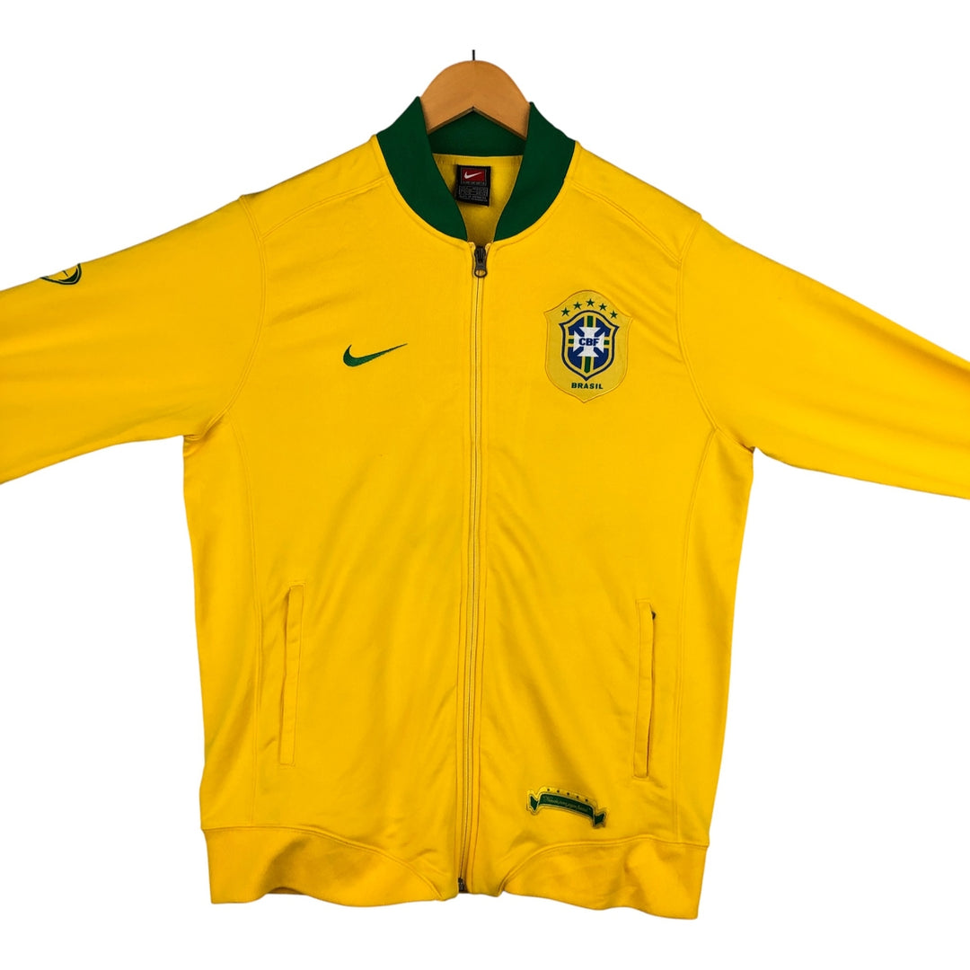 2000'S Nike Team Jersey Track Jacket, Men's Size L polyester yellow type Vintage Second Hand