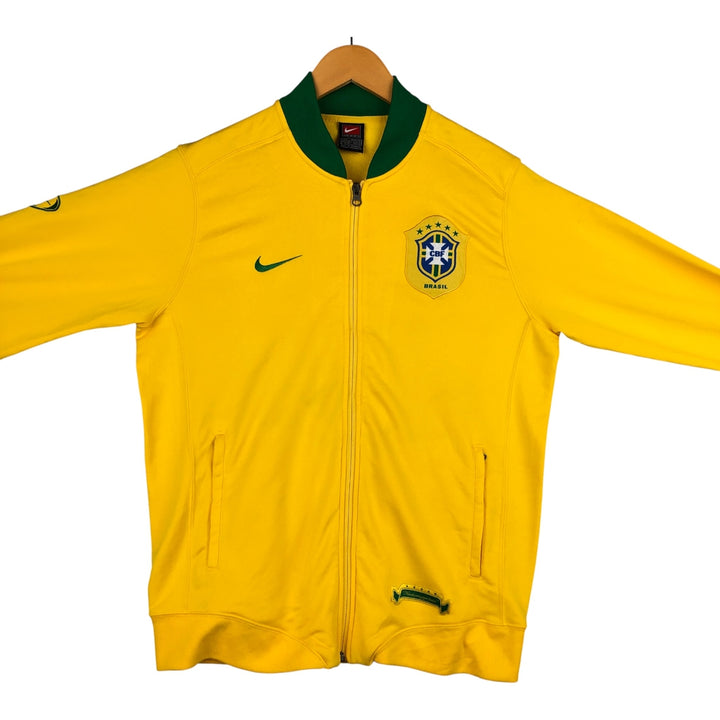 2000'S Nike Team Jersey Track Jacket, Men's Size L polyester yellow type Vintage Second Hand