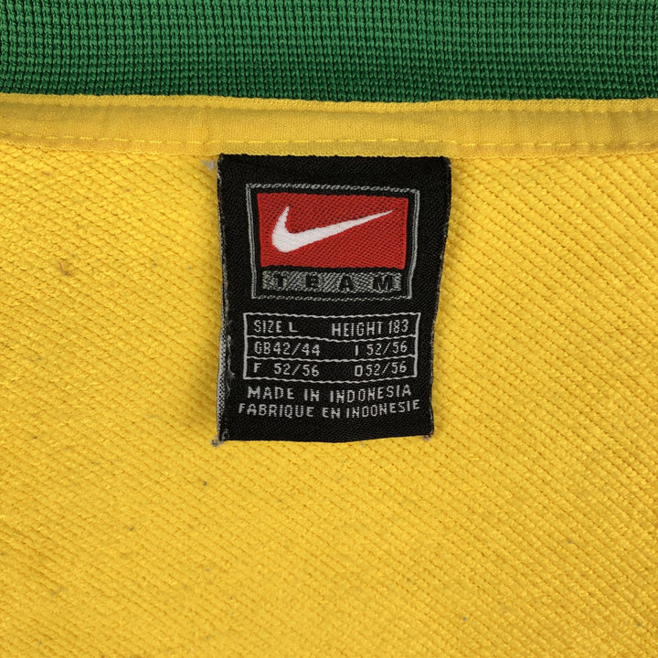 2000'S Nike Team Jersey Track Jacket, Men's Size L polyester yellow type Vintage Second Hand
