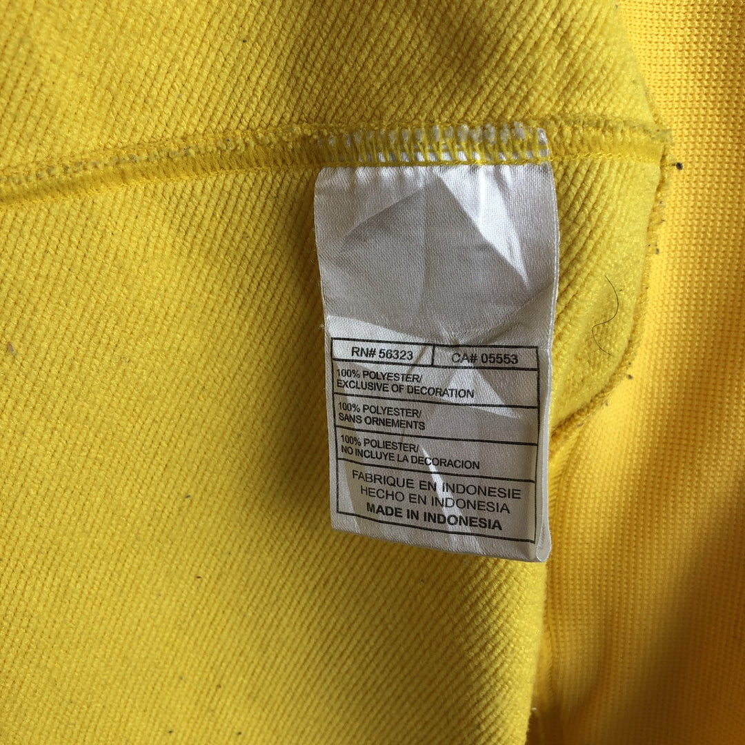 2000'S Nike Team Jersey Track Jacket, Men's Size L polyester yellow type Vintage Second Hand